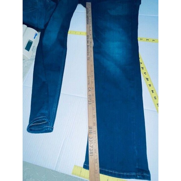 Men's PAIGE Federal Denim Jeans Blue Straight Leg Stretch Size 32 Fits 33x31 - Picture 8 of 16